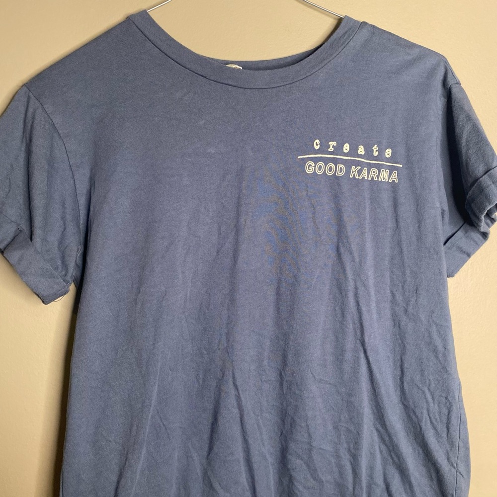 create GOOD KARMA fitted graphic tee